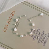 Natural Baroque Pearl Transparent Fish Silk Bracelet - Dazpy