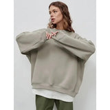 Lässiges Hip-Hop-Fleece-Sweatshirt für Damen