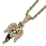 Europe And The United States Hot Selling Hands Together Angel Pendant - Dazpy