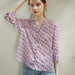 Spring Blossom Ramie Blouse