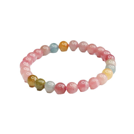 Round Bead Natural Tourmaline Strings Bracelet - Dazpy