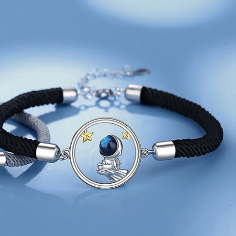 Astronaut Couple Bracelet Male And Female Starry Sky - Dazpy