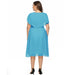 European And American Elegant Chiffon Plus Size Dress