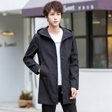 Solid Color Slim Fit Trendy Coat