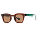Quadratische Retro-Sonnenbrille – Klassische Vintage-UV400-Outdoorbrille