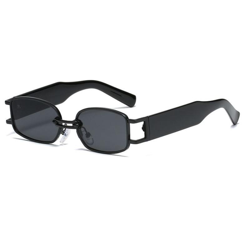 Quadratische Vintage-Sonnenbrille für Unisex