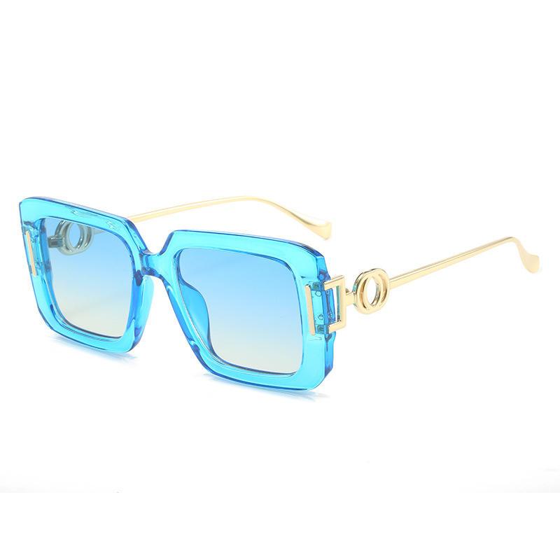 Trendy quadratische Punk-Sonnenbrille