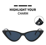 Chic Vintage Cat Eye Sunglasses for Women - UV400 Gradient Lenses