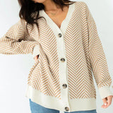 Women's Oversized Black Knit Cardigan