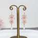 Cherry Blossom Earrings Flower-making Liquid Does Not Pair Into Trim - Dazpy