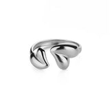 Heart Stainless Steel Adjustable Ring