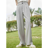 Pantalones casuales de pierna ancha esenciales