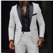 Dress Autumn Men's Business Casual Slim-fitting Suit Two-piece Suit