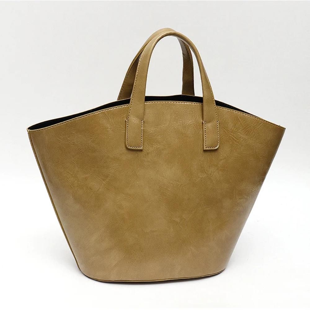 Bolso tote elegante de cuero vegano