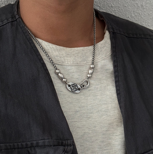 Vintage Japanese Hip Hop Collarbone Chain - Dazpy