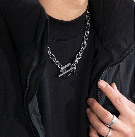 One Line Buckle Fashion Collarbone Chain - Dazpy