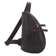 Retro Men's Chest Bag, Saddle Bag, Leather Shoulder Bag, Outdoor Sports Diagonal Bag - Dazpy