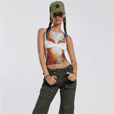 Slim-Fit Tie-Dye Tank Top