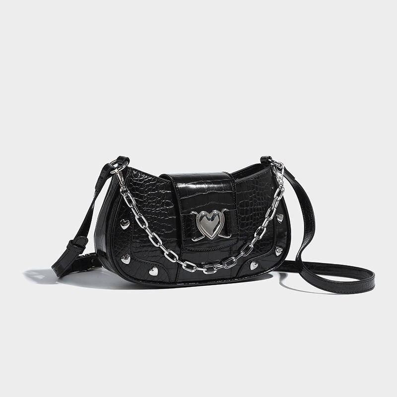 Punk Chain Ladies Underarm Purse