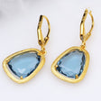 Light Luxury 925 Silver Sapphire Earrings - Dazpy