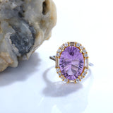 Lady Temperament Natural Amethyst Ring - Dazpy