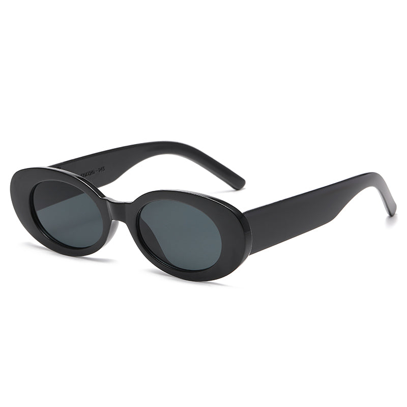 Luxury Small Oval Sunglasses - Vintage Style Gradient UV400 Eyewear