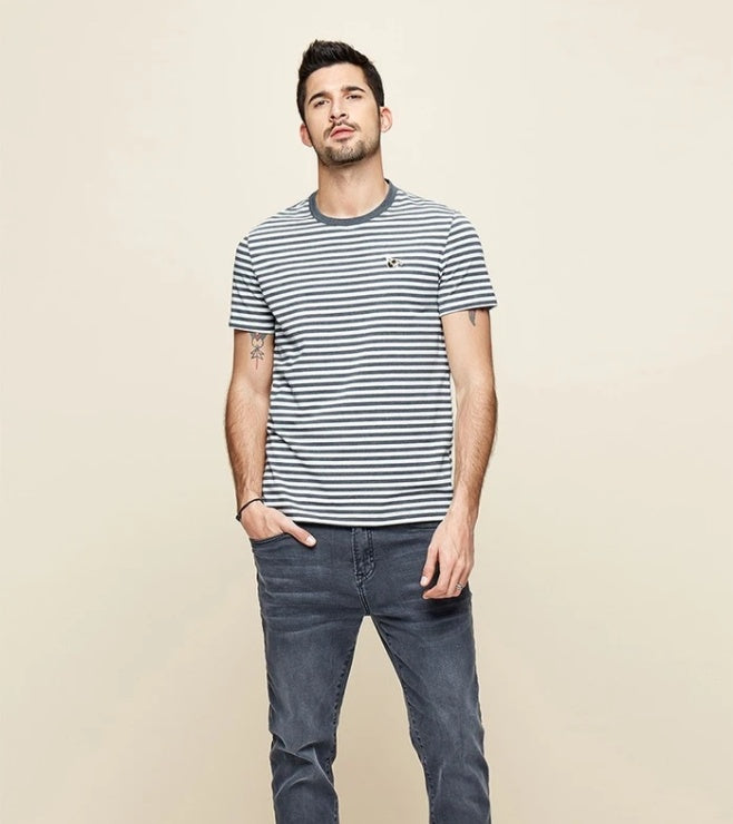 Men's striped T-shirt