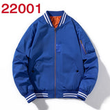 American Street Fashion Kapuzenjacke Volltonfarbe Druck Bestickte Baseballuniform