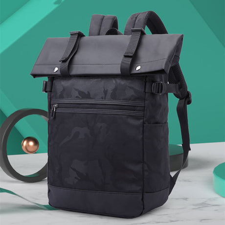 Men's New Double Shoulder Computer Bag Street Trend - Dazpy