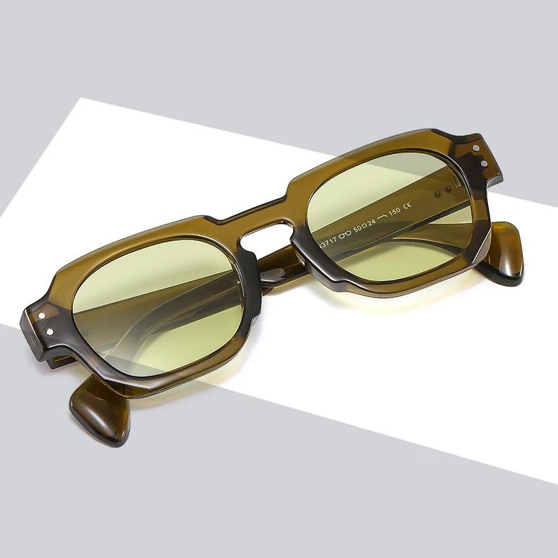 Eckige Vintage-Sonnenbrille mit UV400-Schutz