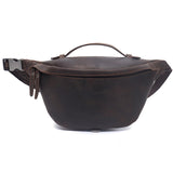 Vintage Handmade Cowhide Men's Waist Bag - Dazpy