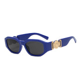 Stilvolle rechteckige Vintage-Sonnenbrille