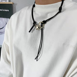 Keychain Spliced PU Leather Necklace - Dazpy