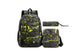 Three Piece Large Capacity School Bag Leisure Travel - Dazpy