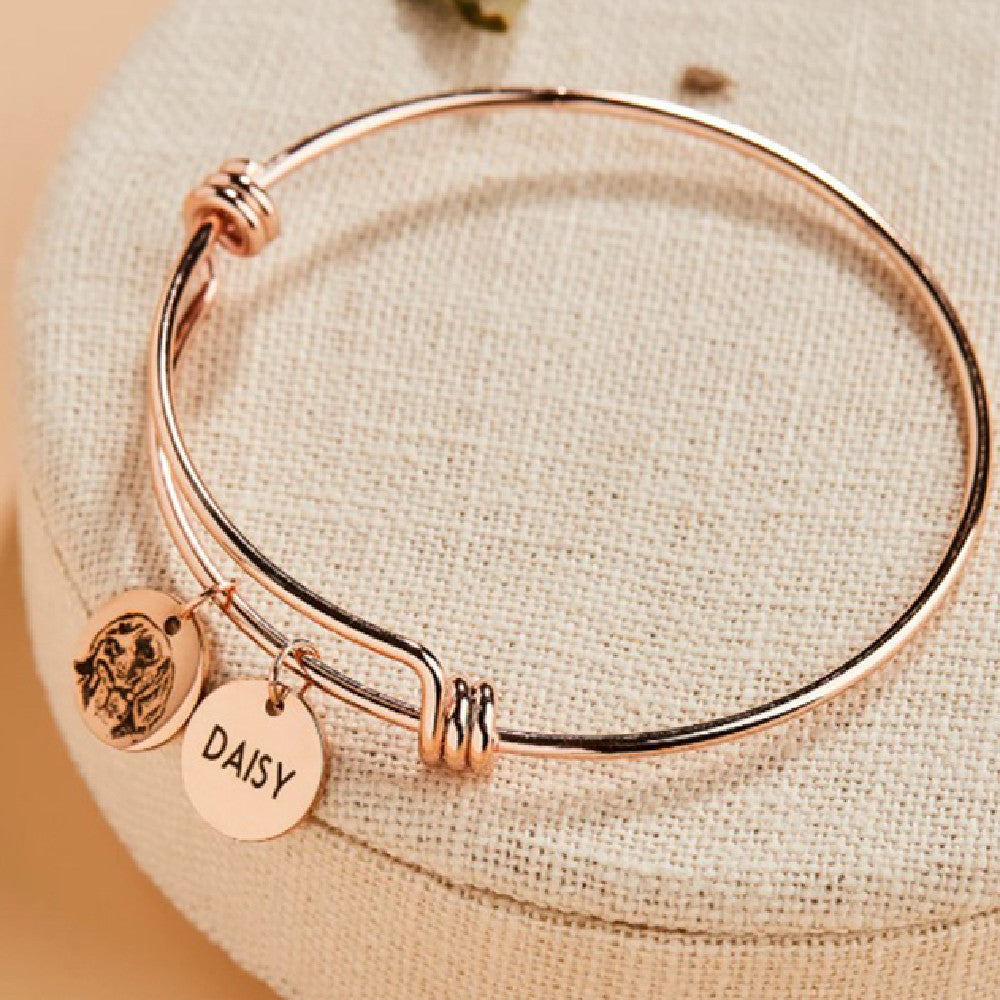 Character Bracelet Commemorative Gift Personality Jewelry Female - Dazpy