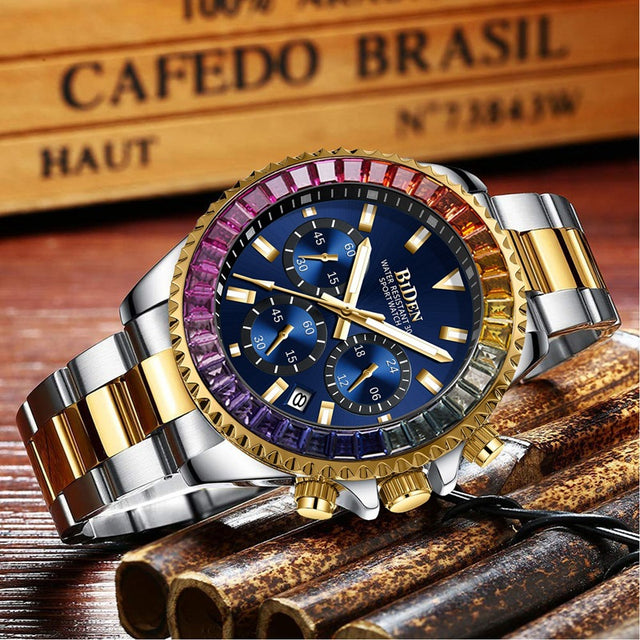 New Men's Quartz Watch Waterproof Casual - Dazpy