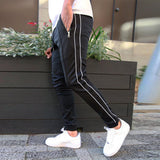 High-quality stretch casual pants men's corset pants