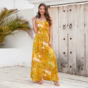 Elegant Bohemian Paisley Print Long Dress