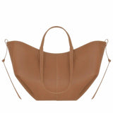 Elegant Large Leather Shoulder Bag