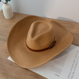 Stilvoller Western-Cowboyhut aus Naturpapier