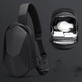 Men's Stereoscopic One Shoulder Casual Fashion Diagonal Straddle Chest Bag - Dazpy