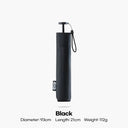 Ultra-light Folding Travel Umbrella - 111g, Anti-UV, Windproof
