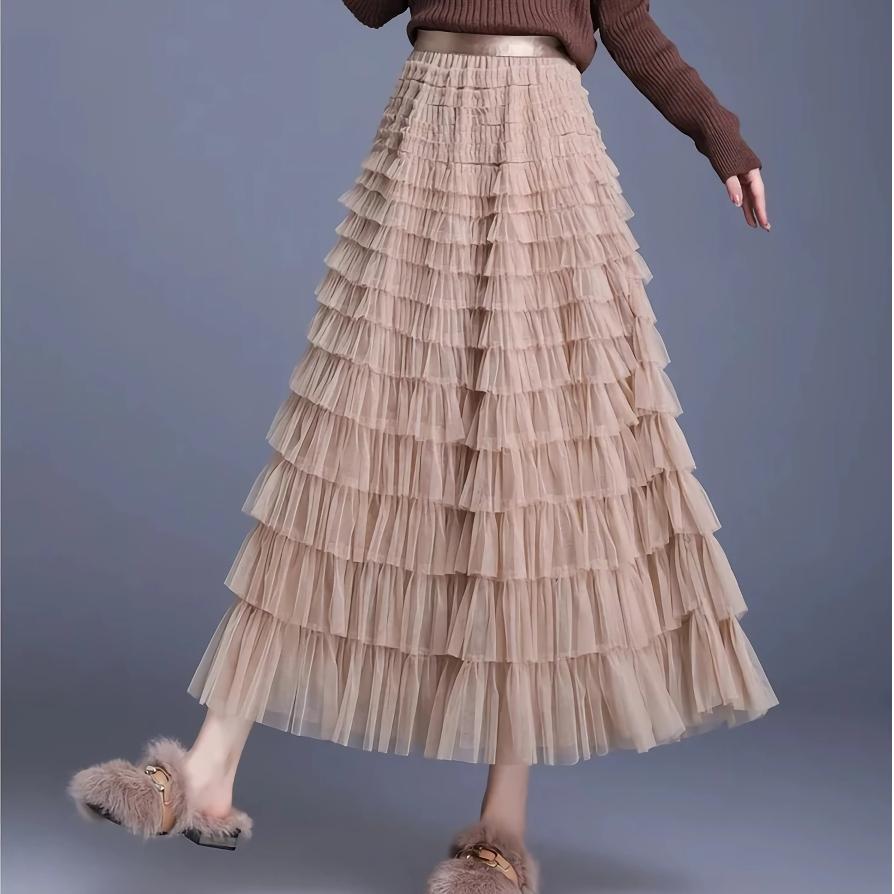 Elegant Summer Tulle Skirt