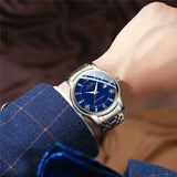 Men's Watch Stainless Steel Quartz Luminous Classic Business Wristwatch For MEN - Dazpy