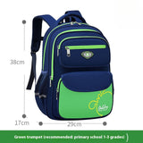 Burden-reducing Large Capacity Lightweight Sixth Grade Primary School Schoolbag