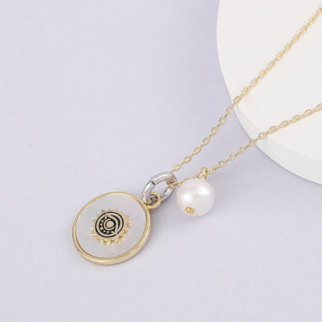 S925 Silver Baroque Pearl Necklace - Dazpy