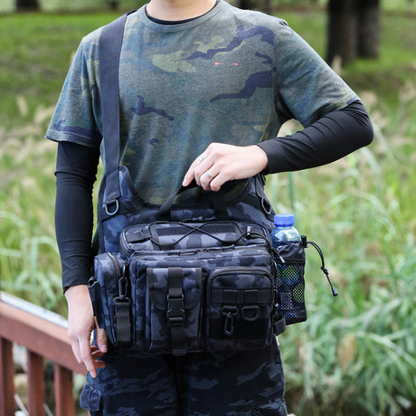 Fishing Messenger Bag Waist Backpack Organizer - Dazpy