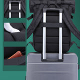 Men's New Double Shoulder Computer Bag Street Trend - Dazpy