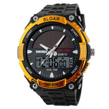 Time Beauty Men's Fashion Solar Watch Waterproof Electronic - Dazpy