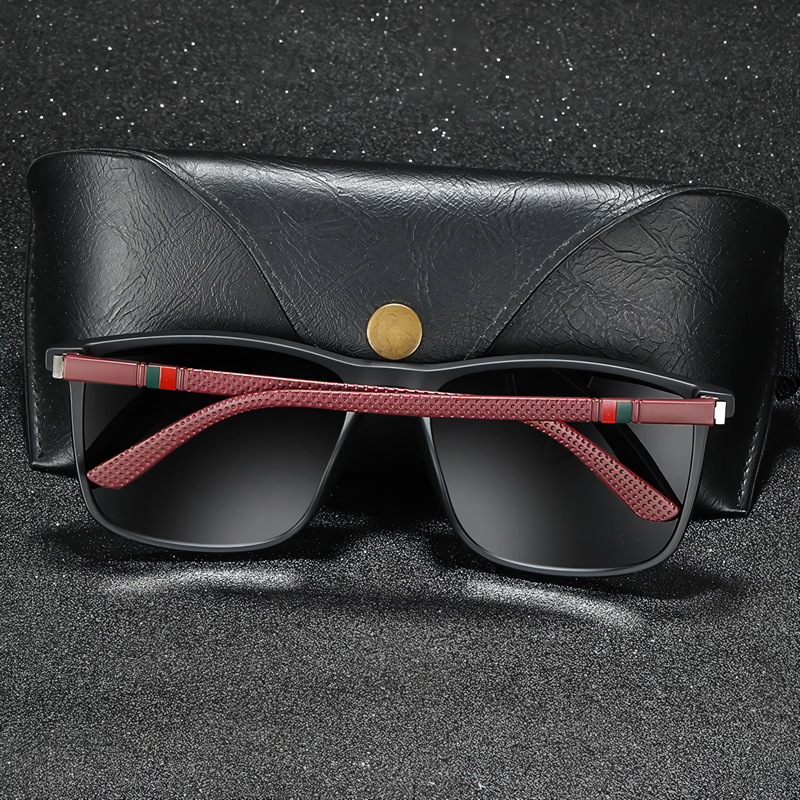 Square Vintage Polarized Sunglasses